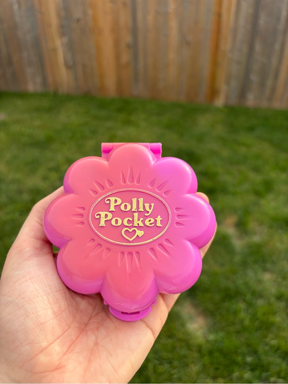 Vintage 1990 Polly Pocket Garden Surprise Compact 💗
